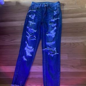 High stretch mom jeans from American egle